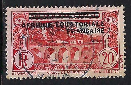 French Equatorial Africa 17 VFU C591