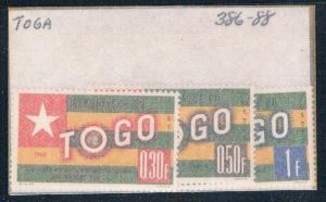 Togo 386-88 Unused Flags 1961 (T0062)