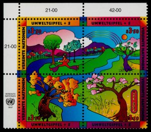 United Nations - Vienna 221a TL Block MNH Earth Summit, Trees