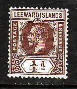 Leeward Is.-Sc#61- id9-unused no gum 1/4p KGV-1922-