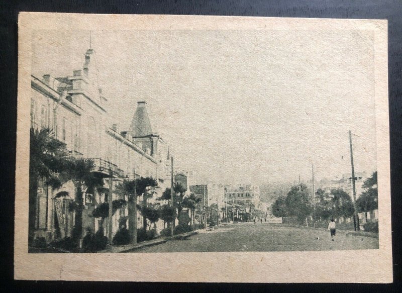 1935 Baku Russia USSR Picture Postcard Cover To Northfield MN USA City View