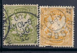 Bavaria #67,68  (U)   CV $2.50