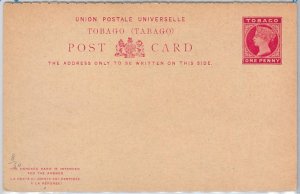 40134 - TOBAGO - POSTAL STATIONERY CARD: Higgings & Gage # 8 - DOUBLE CARD