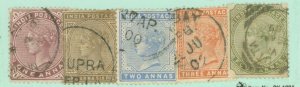 India #38-42 Used Single (Queen)