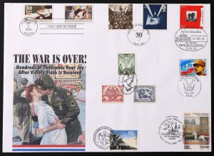 U.S. Used Stamp Scott #2981 32c WW II 1945 Fleetwood Oversized Cover. Choice!