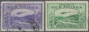 MOMEN: NEW GUINEA SG #204-205 1935 USED £590 LOT #67443-3*