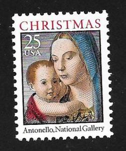 SC# 2514 - (25c) - Madonna & Child, MNH Single