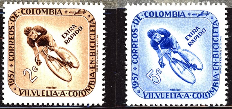 Colombia #Mint Collection of Stamps, Mixed Condition 