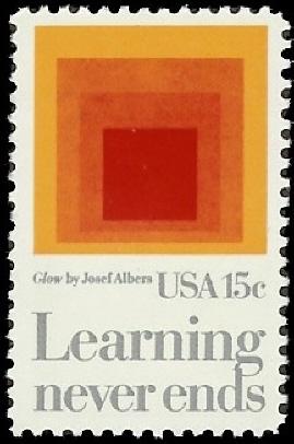 1833 Learning Never Ends F-VF MNH single stamp