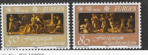Liechtenstein #804-805 Europa  set complete (MLH)  CV $1.25