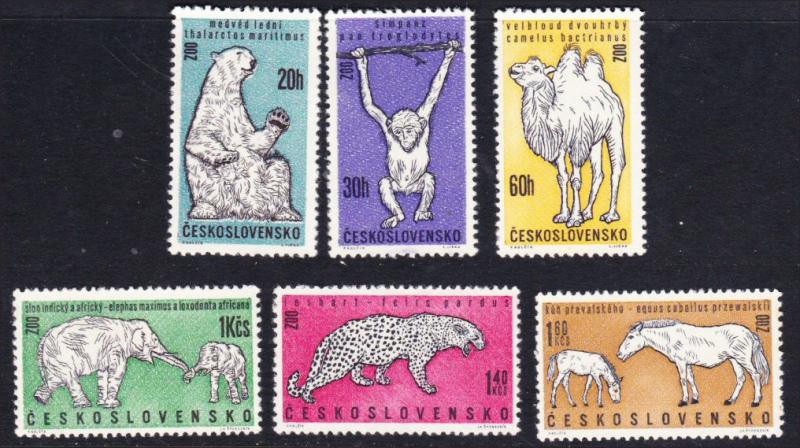 Czechoslovakia #1111-16 MH cpl set animals