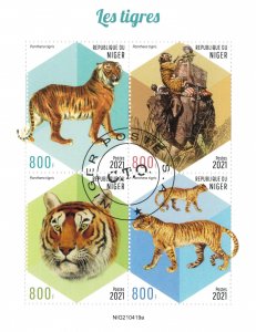 NIGER 2021 - Tigers / minisheet