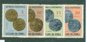 PORTUGESE INDIA 598-601 MH BIN $1.20