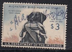 Migratory Bird Hunting Stamp, Ducks, #RW 26, Signed