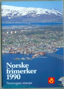 Norway. 1990 Official Year Set. Year Pack. MNH Stamps In Folder.