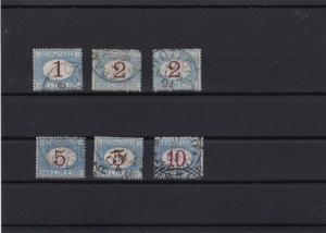 italy postage due 1870 used stamps ref r10249