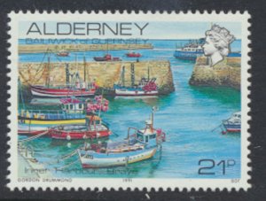 Alderney  SG A12b  SC# 43 Harbour  1991 imprint MNH  see scan