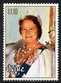 NIUE - 1980 - Queen Mother, 80th Birthday - Perf Single Stamp- Mint Never Hinged