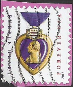 # 4704 USED PURPLE HEART AND RIBBON