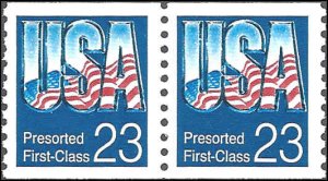 2607 Mint,OG,NH... Pair... SCV $0.90