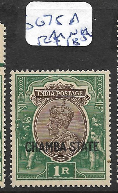 INDIA CHAMBA (P0512B) KGV 1R  SG 75A    MNH