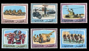 Qatar #172-177 Cat$30.90, 1969 Public Security Forces, complete set, never hi...