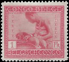 BELGIAN CONGO   #105 MH (3)