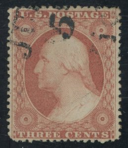 USA 26 - 3 cent Type III - Extremely Fine used