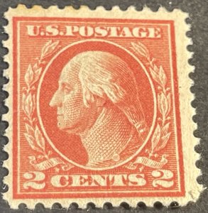 U.S.# 461-MINT/HINGED**ST**--SINGLE--PALE CARMINE--1915