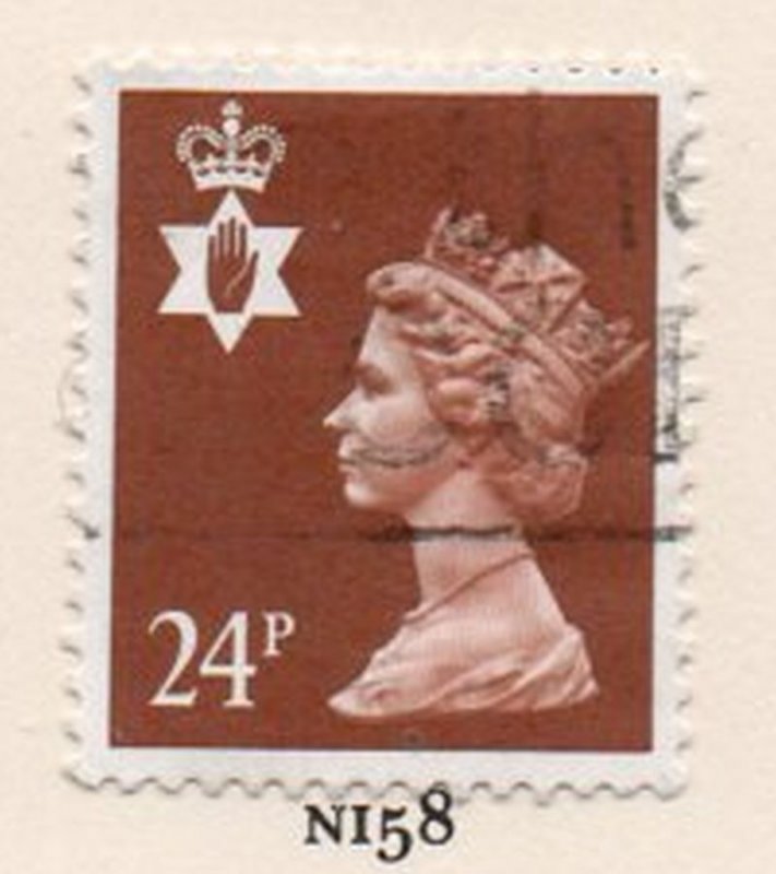Great Britain Northern Ireland NIMH45 1991 24p brown Machin Head stamp used