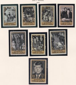 Umm Al Qiwain # 26-33, John F. Kennedy, Mint NH, 1/2 Cat.