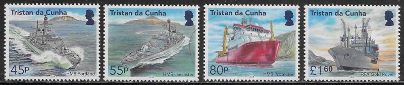 Tristan da Cunha Scott #'s 1126 - 1129 MNH