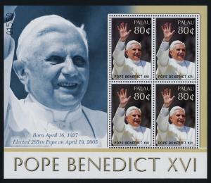 Palau 844 Sheet MNH Pope Benedict XVI