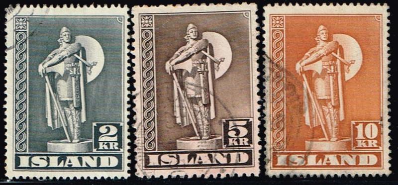 Iceland # 229 - 231 U 