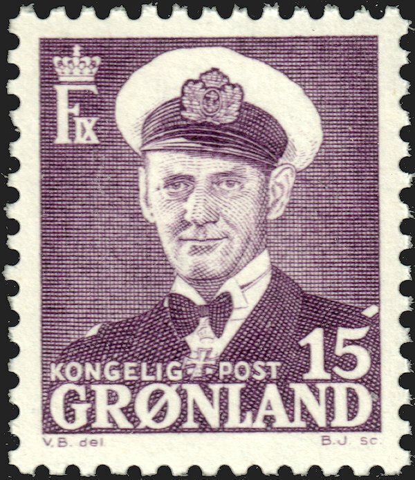 Greenland #31  MNH - King Frederik IX (1960)