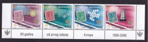 Montenegro   #129   MNH  2006    Europa stamps 50th anniversary strip of 4