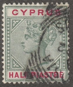 Cyprus, stamp, Scott#28, used, hinged,  #QC-28
