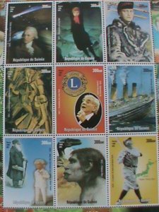 GUINEA STAMP: 1998 EVENTS IN TWENTY CENTURY-MNH STAMPS FULL SHEET  MOST DEMAND.