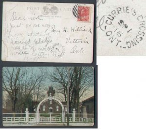 Canada-cover  #6724 - 2c Admiral on pc-Oxford Cnty-Cover-Currie's Cros