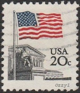 USA #1894 1981 20c Flag Over Court  USED-Fine-NH.