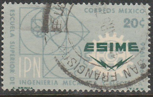 MEXICO 972, 50th Aniv School of Mech & Electrical Engineering Used  VF. (717)