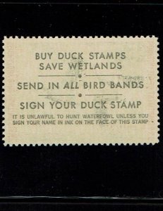 Scott #RW39 XF-OG-NH. SCV - $30.00