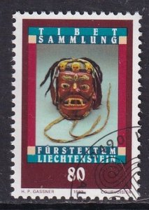 Liechtenstein   #1001 cancelled 1993  Tibetan art  80rp