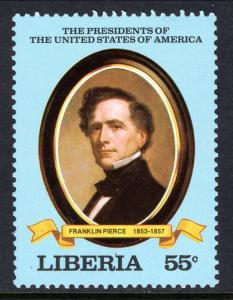 Liberia 821 Franklin Pierce MNH VF