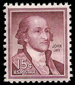 # 1046 MINT NEVER HINGED JOHN JAY     XF+