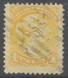 Canada ~ #35 ~ St John NB Roller Cancel ~ Used