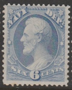 U.S. Scott #O38 Lincoln - Navy Dept - Official Stamp - Mint NH Single