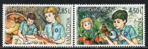 EUROPA 2007 - Moldova - The 100th Anniversary of Scouting - MNH Set