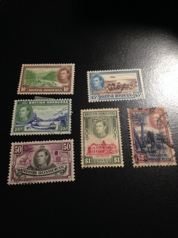 British Honduras sc 115-125 mh+uhr