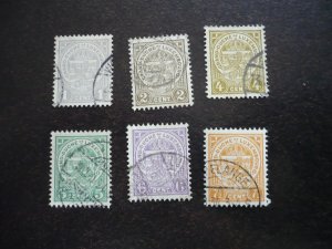 Stamps - Luxembourg - Scott# 75-78,80-81 - Used Part Set of 6 Stamps